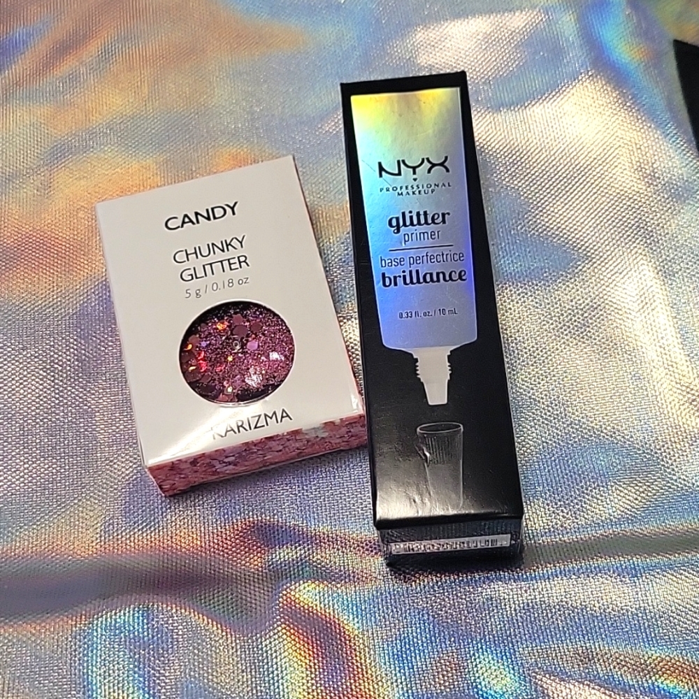 Chunky glitter & glitter primer Bundle